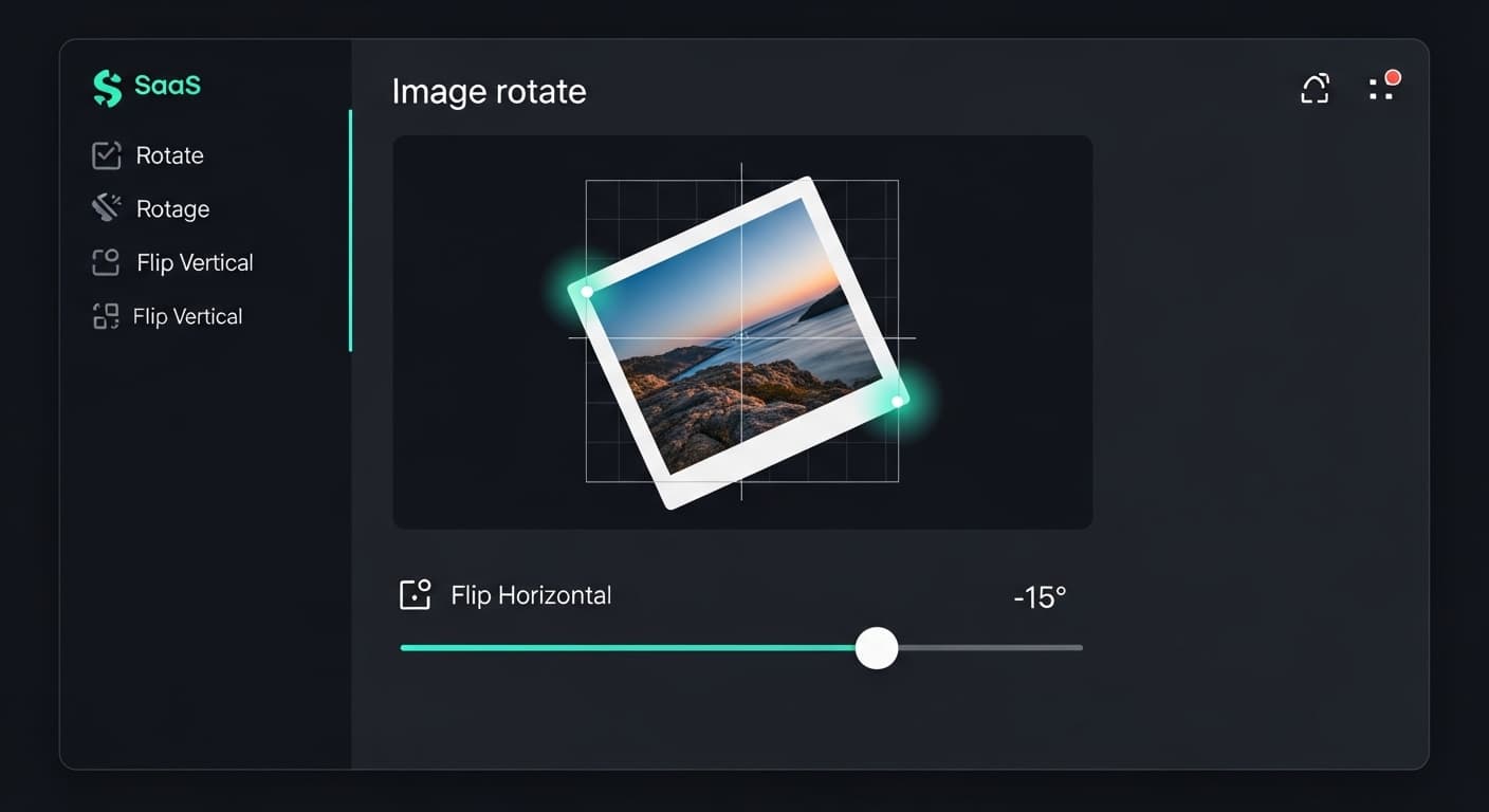 Reference preview for the rotate image tool